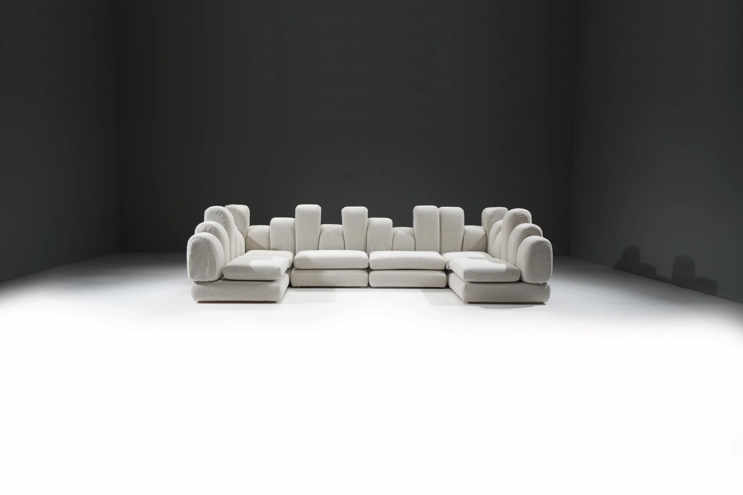 Hans Hopfer Dromadaire Sectional Sofa Roche Bobois vintage design aera lab furniture aeralab