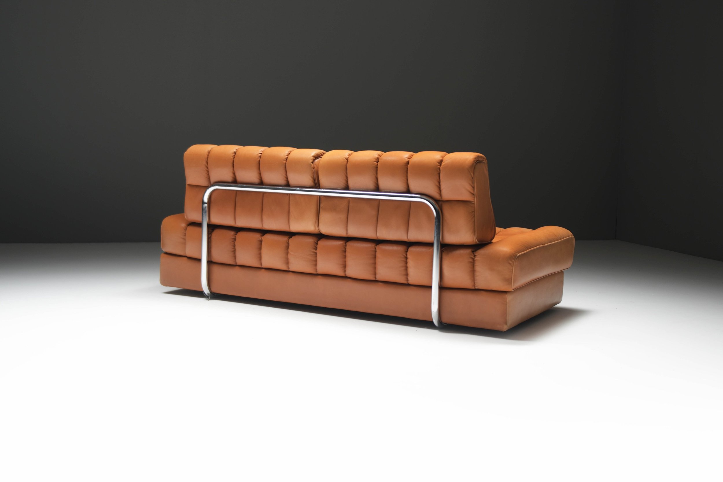 11 Vintage cognac brown DS85 ds 85 ds-85 80 600 Soft Leather lounge sofa Daybed de Sede design team aeralab aera lab albrecht design furniture 1stdibs .jpg
