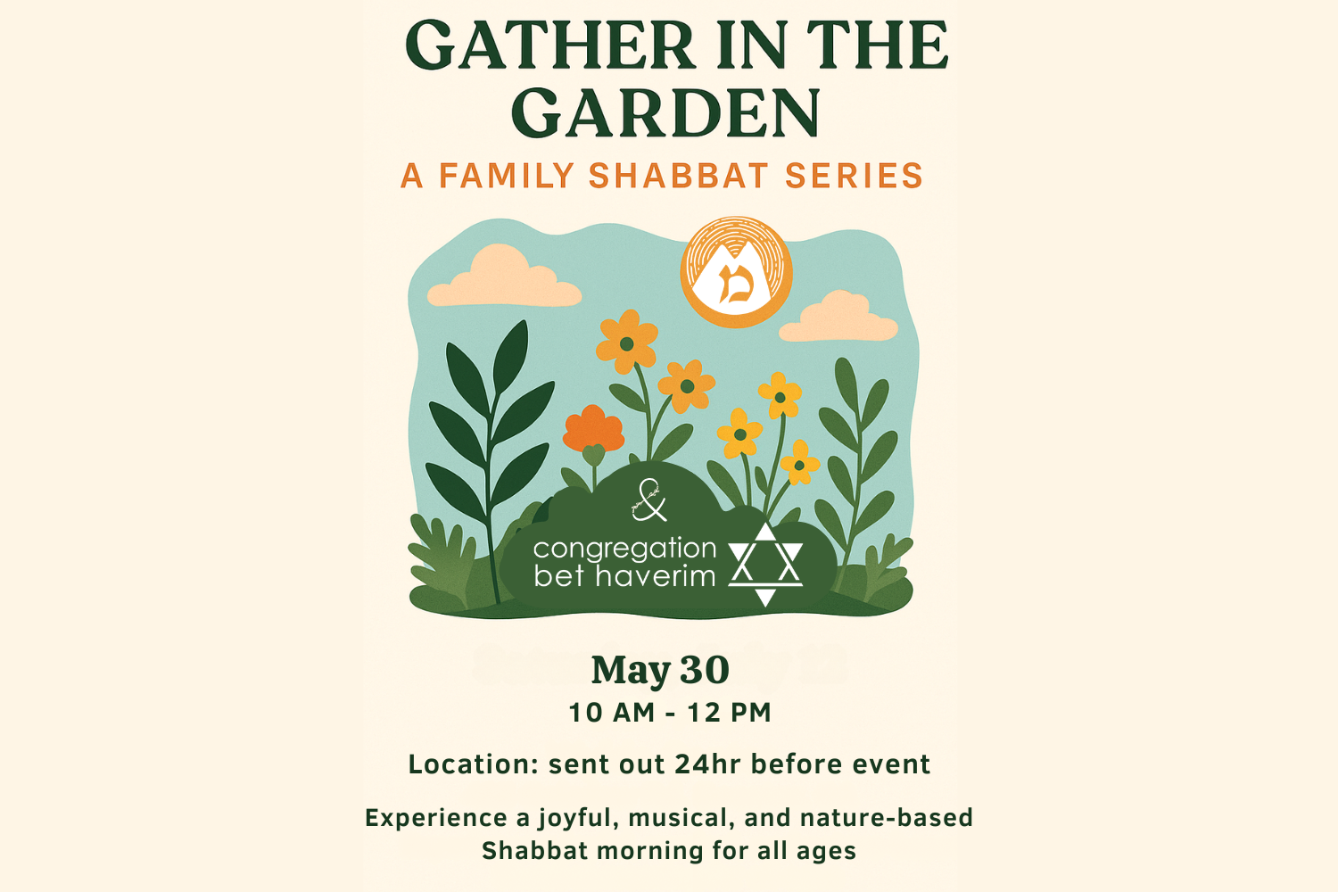 Family Shabbat in the Garden