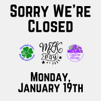 Closed - Martin Luther King Jr. Day