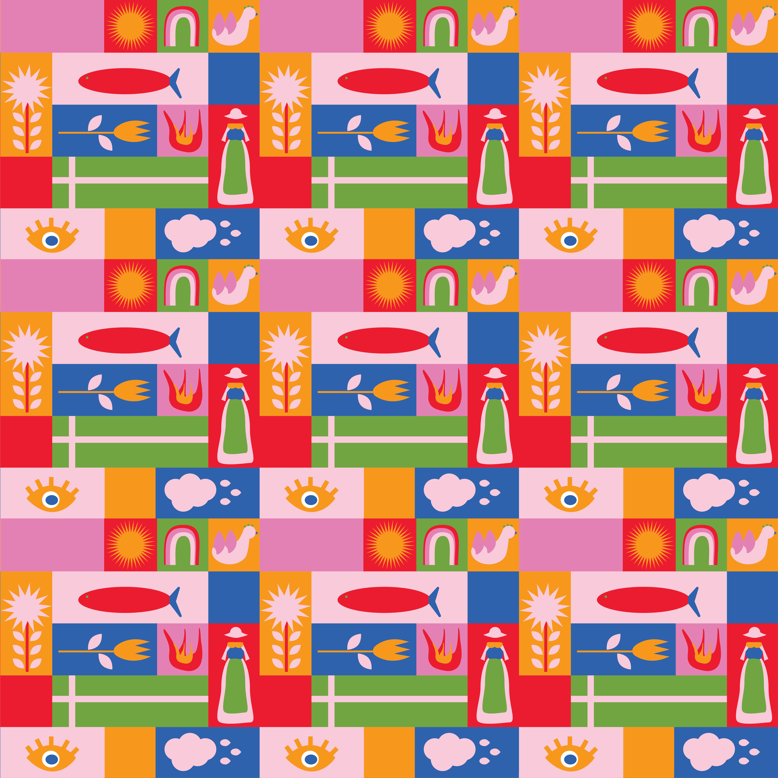 Textile 3x3 Repeat