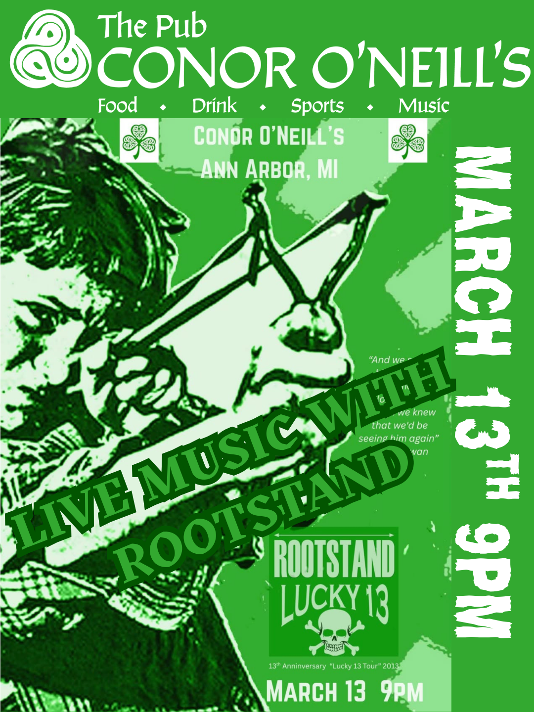 Rootstand live at 9pm 