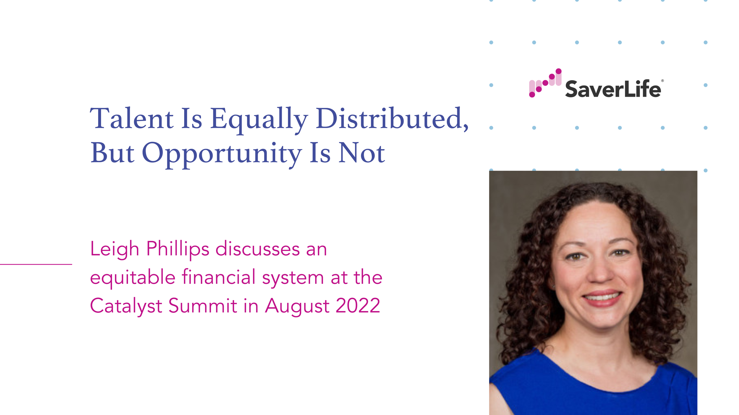 Video: Talent Is Equally Distributed, But Opportunity Is Not