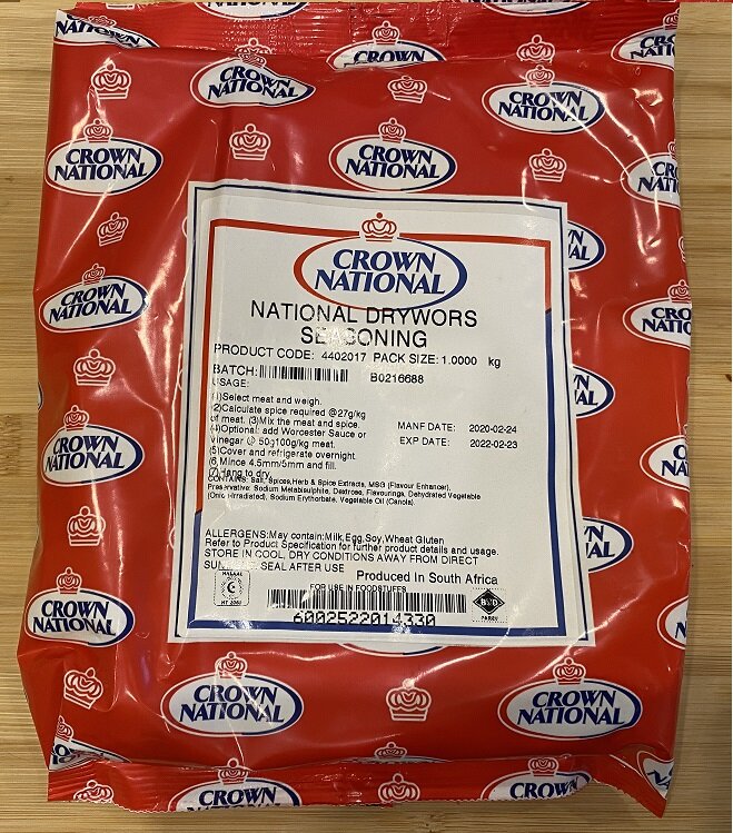 Crown National Spices — Gavins Homemade Biltong