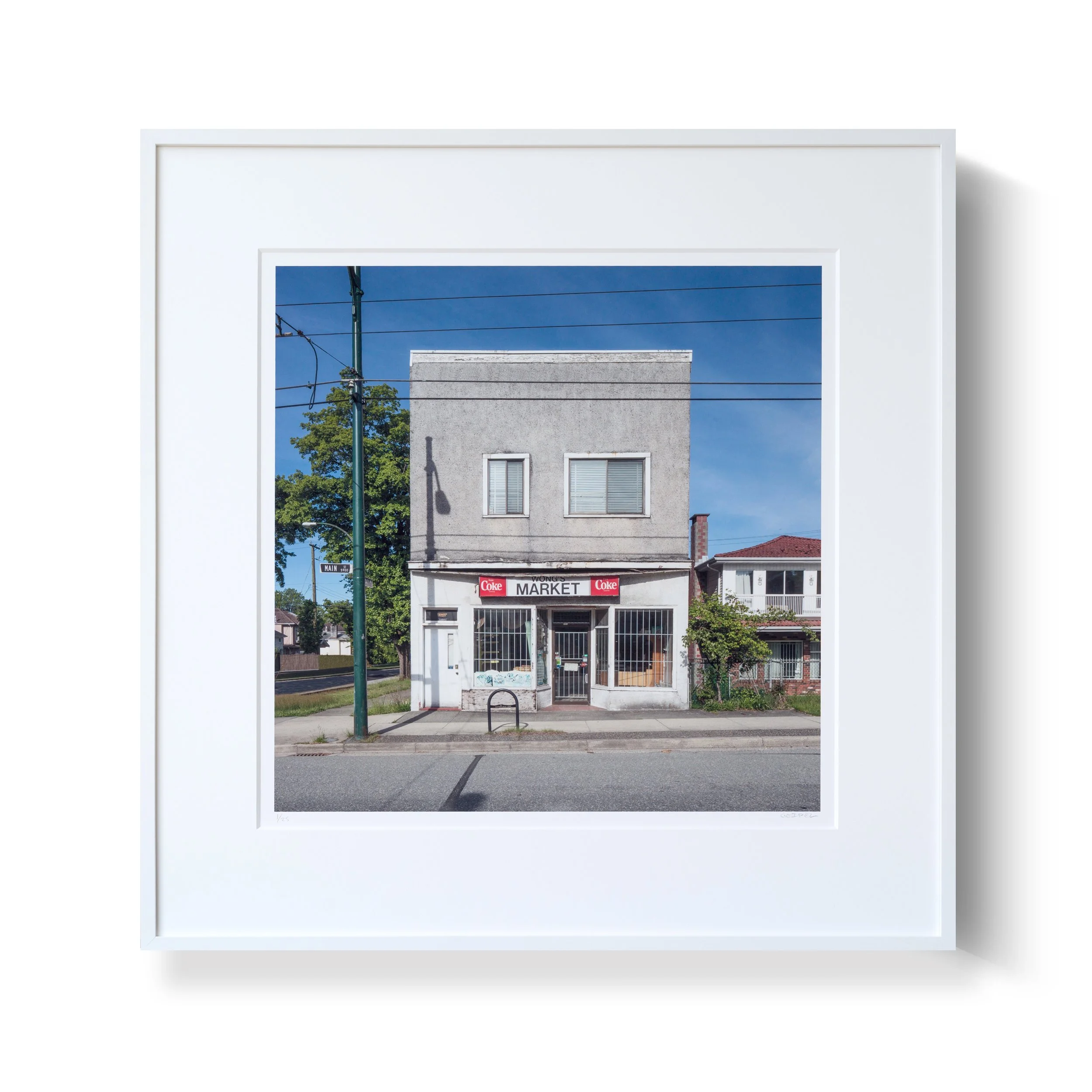 2020 Wong's Grocery - Framed Edition of 25