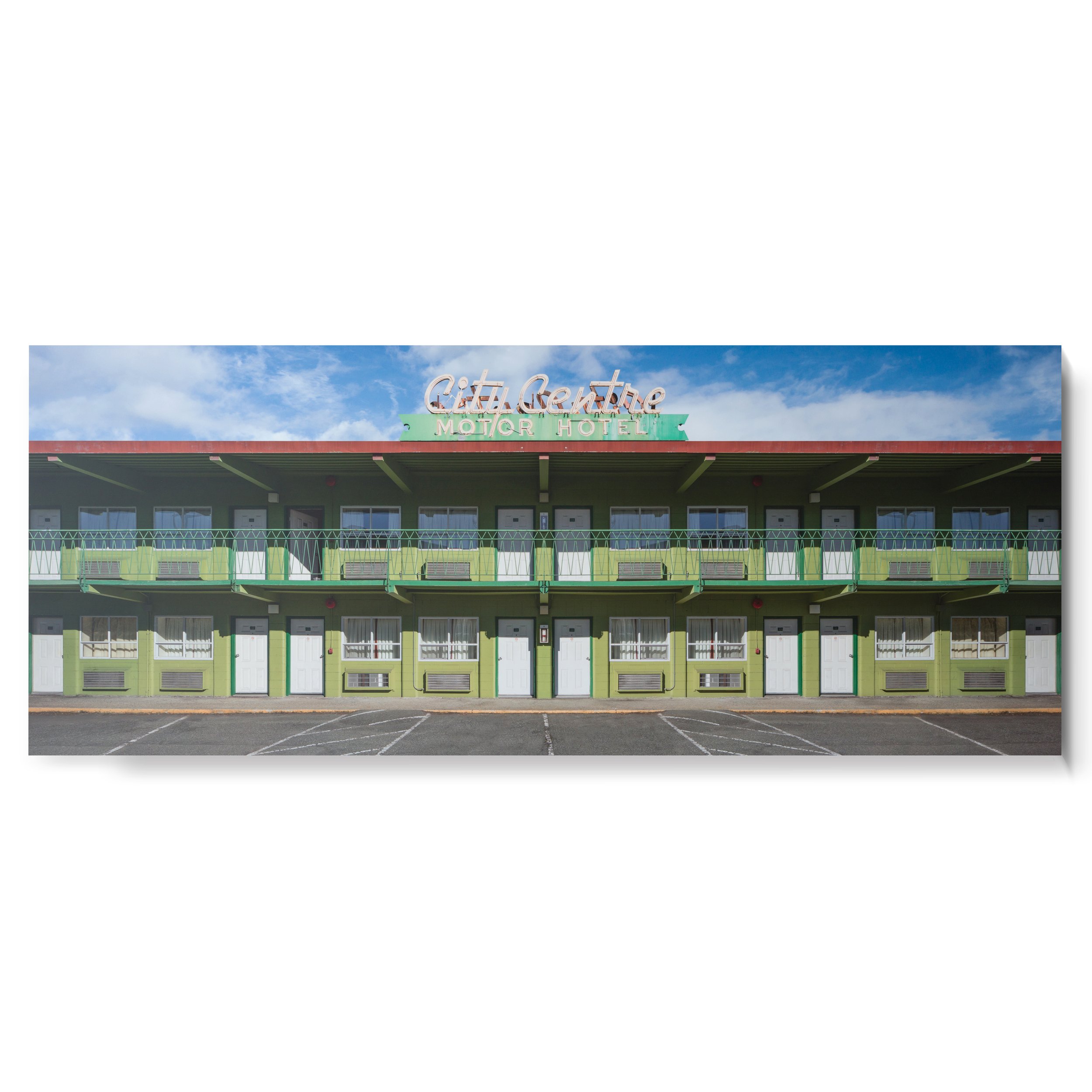 2020 City Centre Motel - Mounted Archival Alupanel