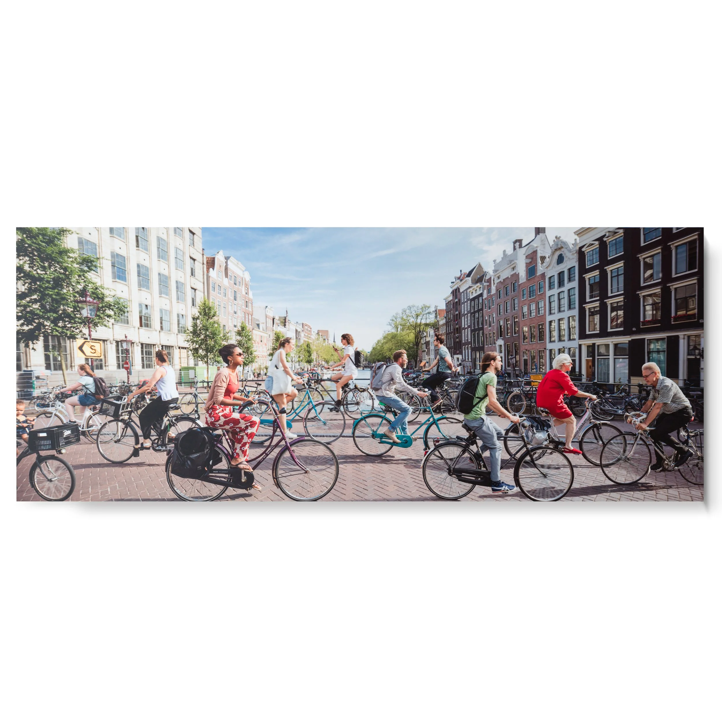 2017 Amsterdam Rush Hour - Mounted Archival Alupanel