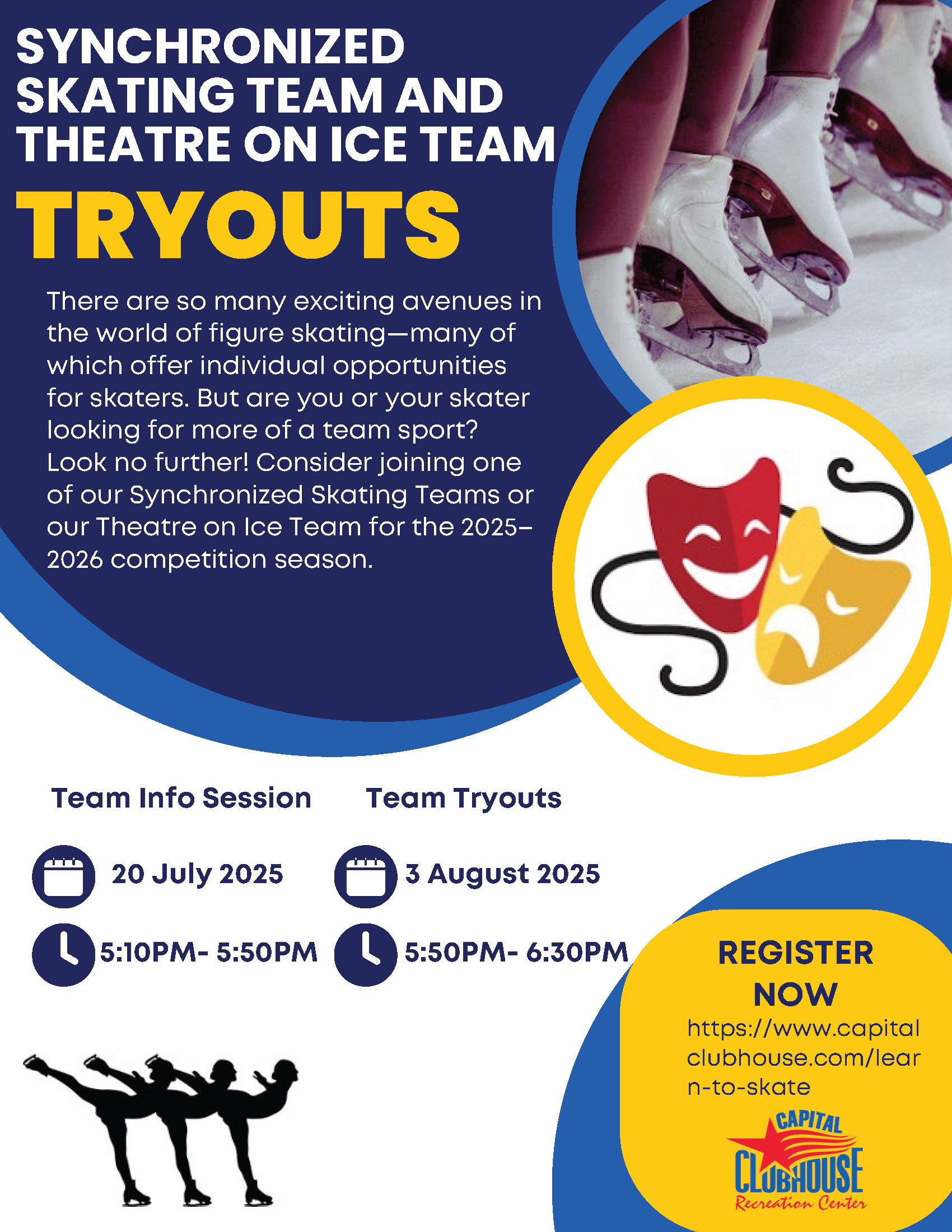 Synchronized Skating and Theatre On Ice Team Information Session