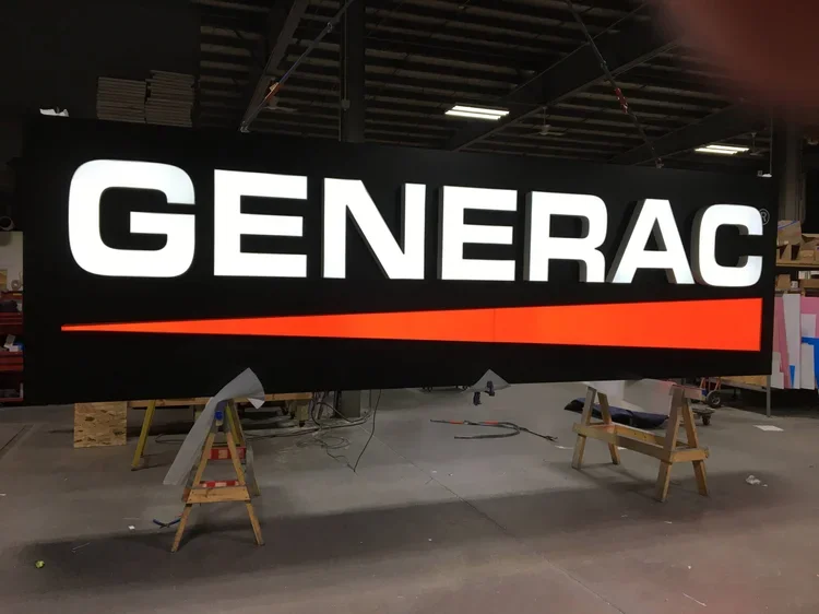 Generac logo exterior close up.webp
