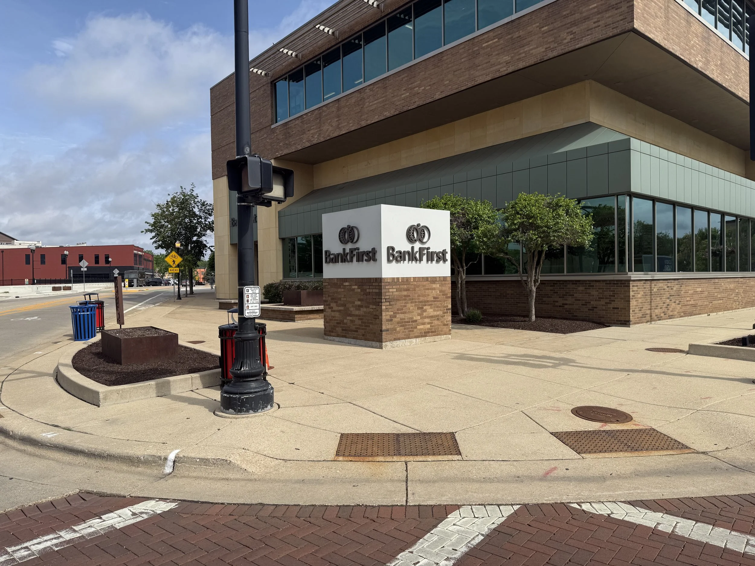 Bank First Signage Column Exterior.jpeg
