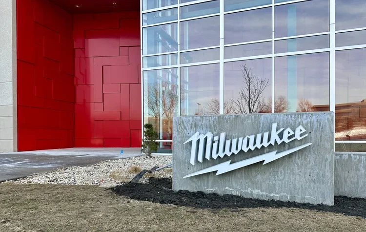 Milwaukee Tool Exterior Signage Ground.webp