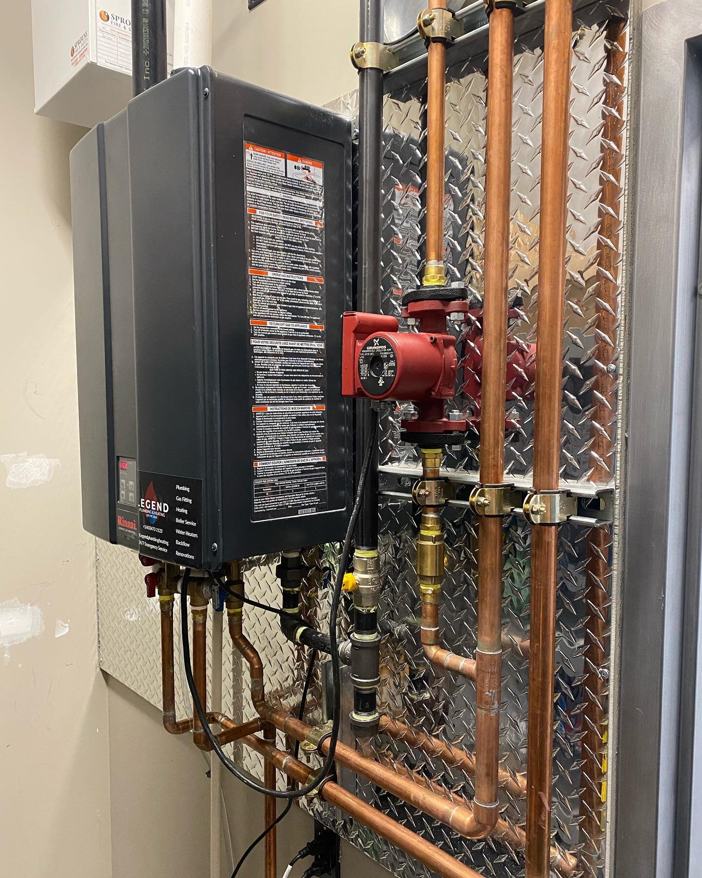 Finished a large commercial renovation project!
&bull;
The project involved: 6 bathrooms, a kitchen and a full hot water conversion to a tankless setup
&bull;
Our favourite feature is the recirculating line we installed - no matter where you are in t