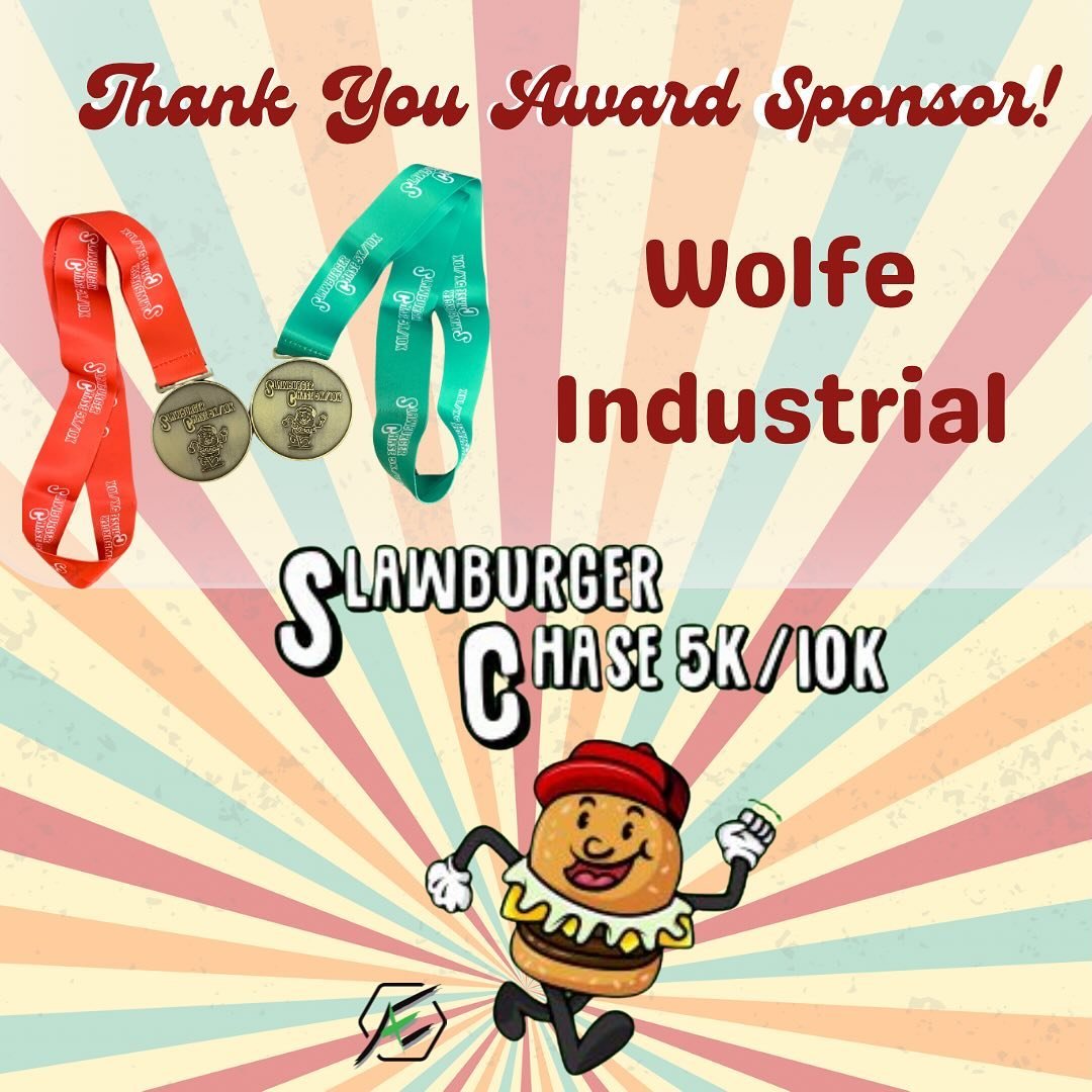 🍔 🥇 Thank You Award Sponsor! 🥇 🍔

There will be an overall male/female winner and Masters (40+) for both courses. Each age group will have a 1st, 2nd, and 3rd place. The age groups are as follows: 0-9, 10-14, 15-19, 20-29, 30-39, 40-49, 50-59, 60