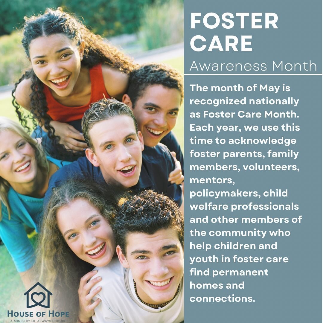 May is Foster Care Awareness Month! 

Today we want to say thank you to all those who are working to support children in foster care! You are making a difference! 👏🏻👏🏻👏🏻

This month we want to encourage you to take time to acknowledge foster pa