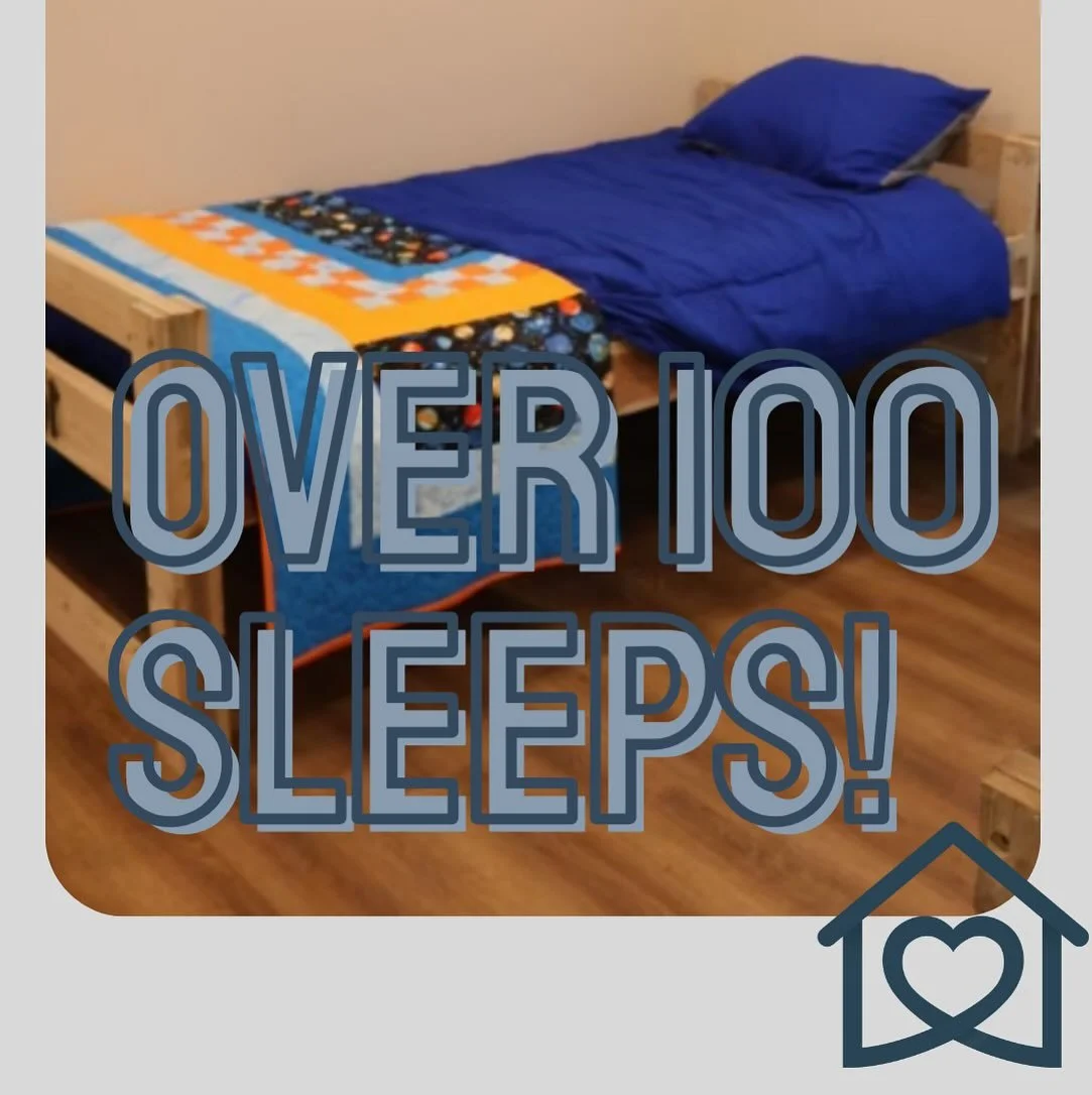 Our beds at House of Hope have been slept in over 1️⃣0️⃣0️⃣ times since our opening in May 2025! 

That is over 100 times that a youth going through a traumatic time in their lives received the comfort, warmth, and safety of their own bed some for th