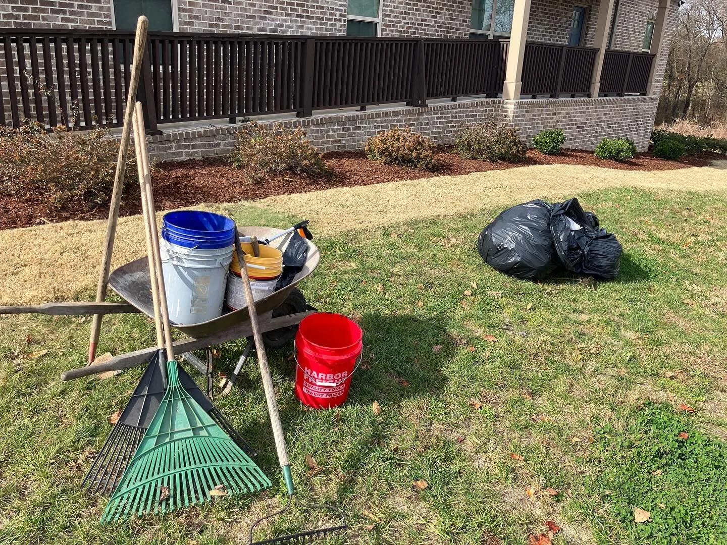 Thank you to some faithful members of Howell First Baptist Church for weeding our flower beds and putting down fresh mulch! Your service is a gift! Thank you for helping us create a calm safe environment for youth in foster care to enjoy!