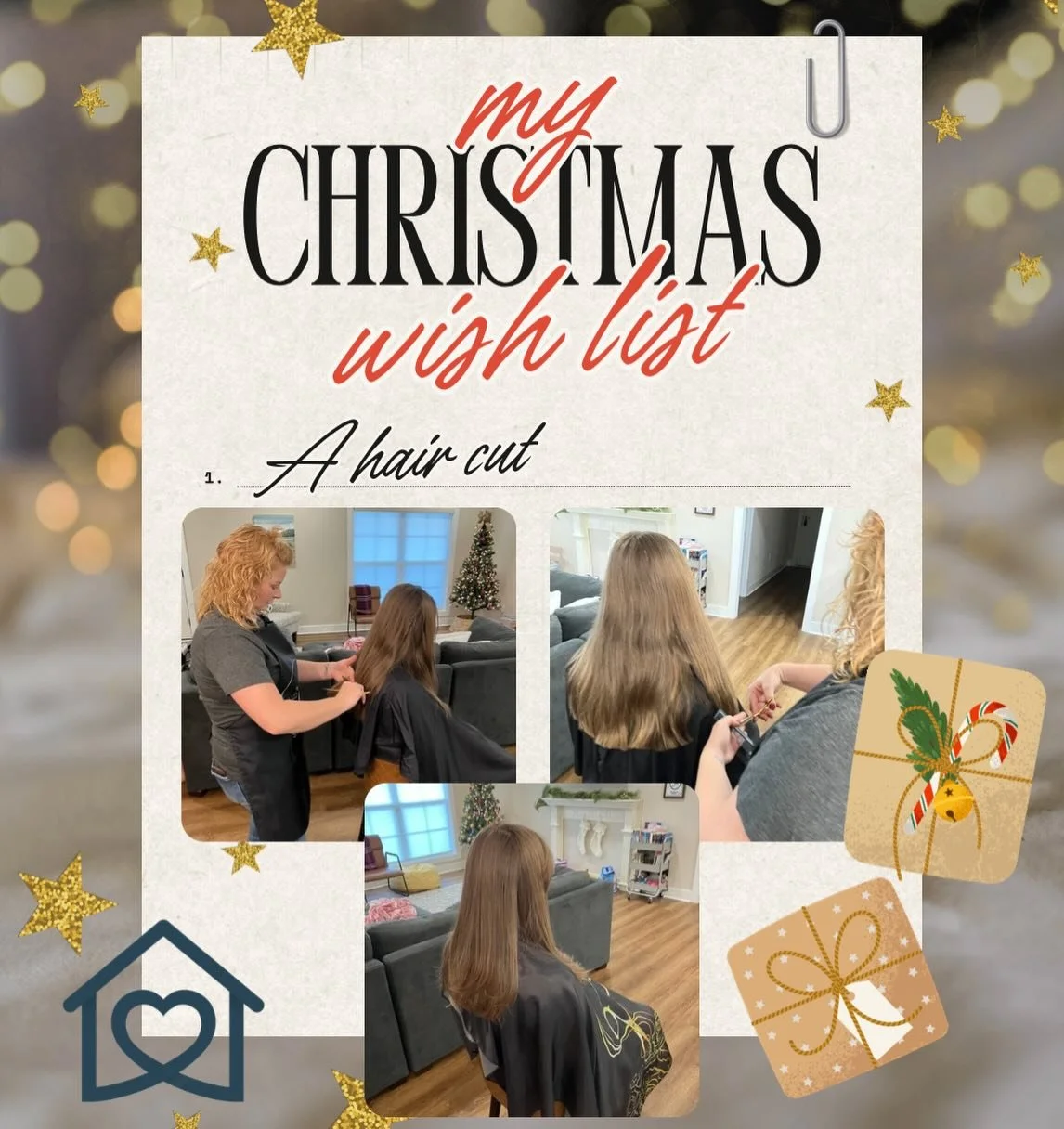 A sweet teen staying with us wanted a hair cut for Christmas. Thanks to Jennifer Poarch from Style J Studio and a generous donor we were able to make that wish happen! Thankful to give her confidence in this season in her life!