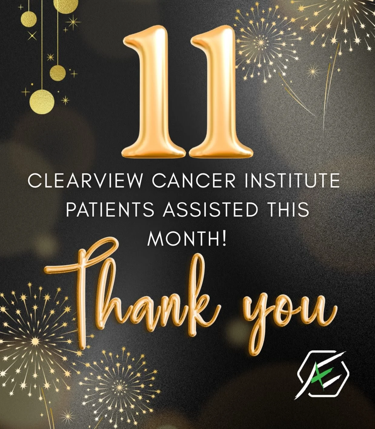 Your genorosity made it possible to bless 79 CCI patients this year!! In December, we were able to help 11 patients! We assisted 4 with rent and 7 with utilities. 

Thank you so much!