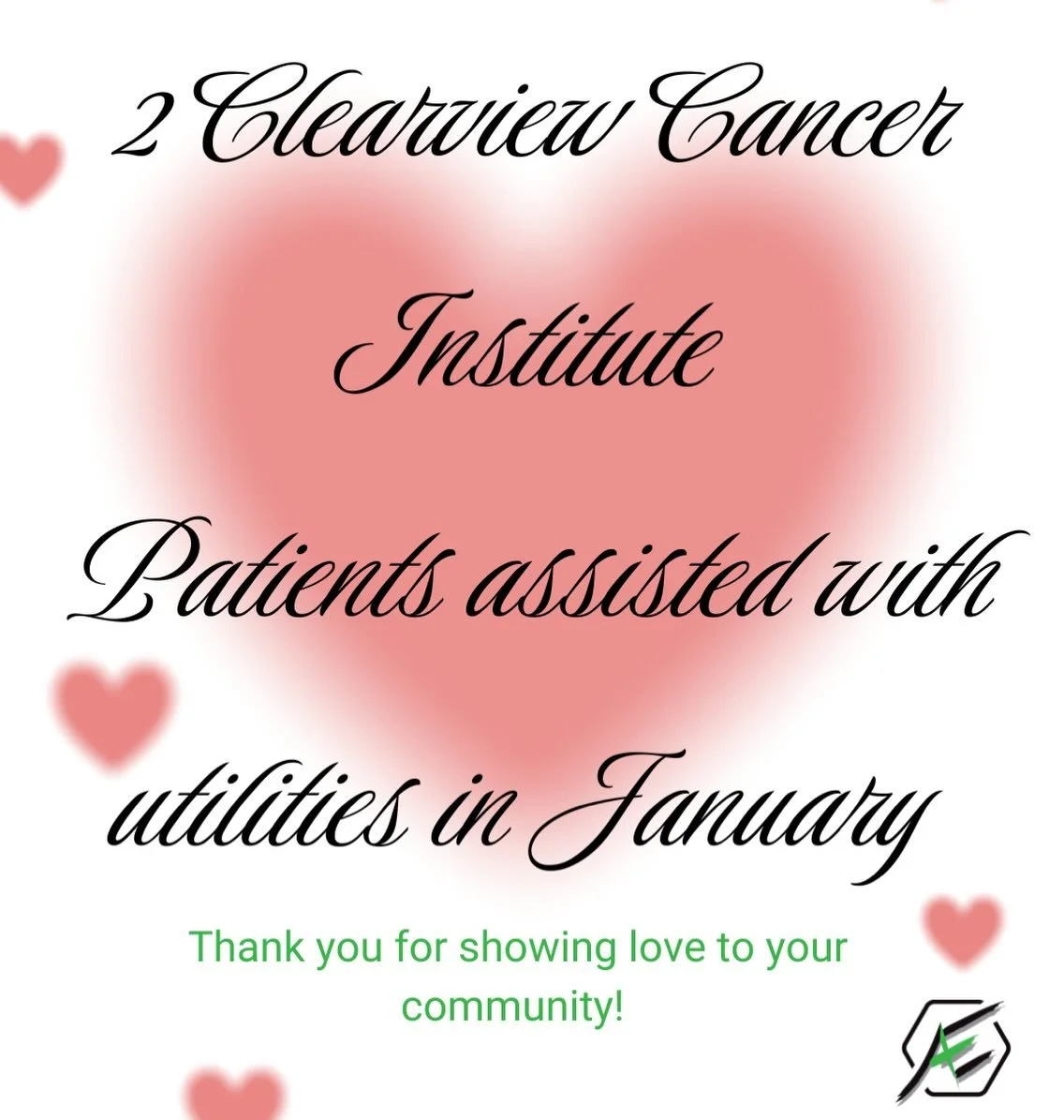 Thank you for your support that helped us remove barriers for these two patients so they can focus less on bills and more on healing!