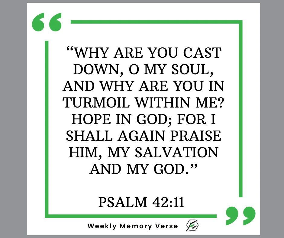 Memory Verse Monday 💚