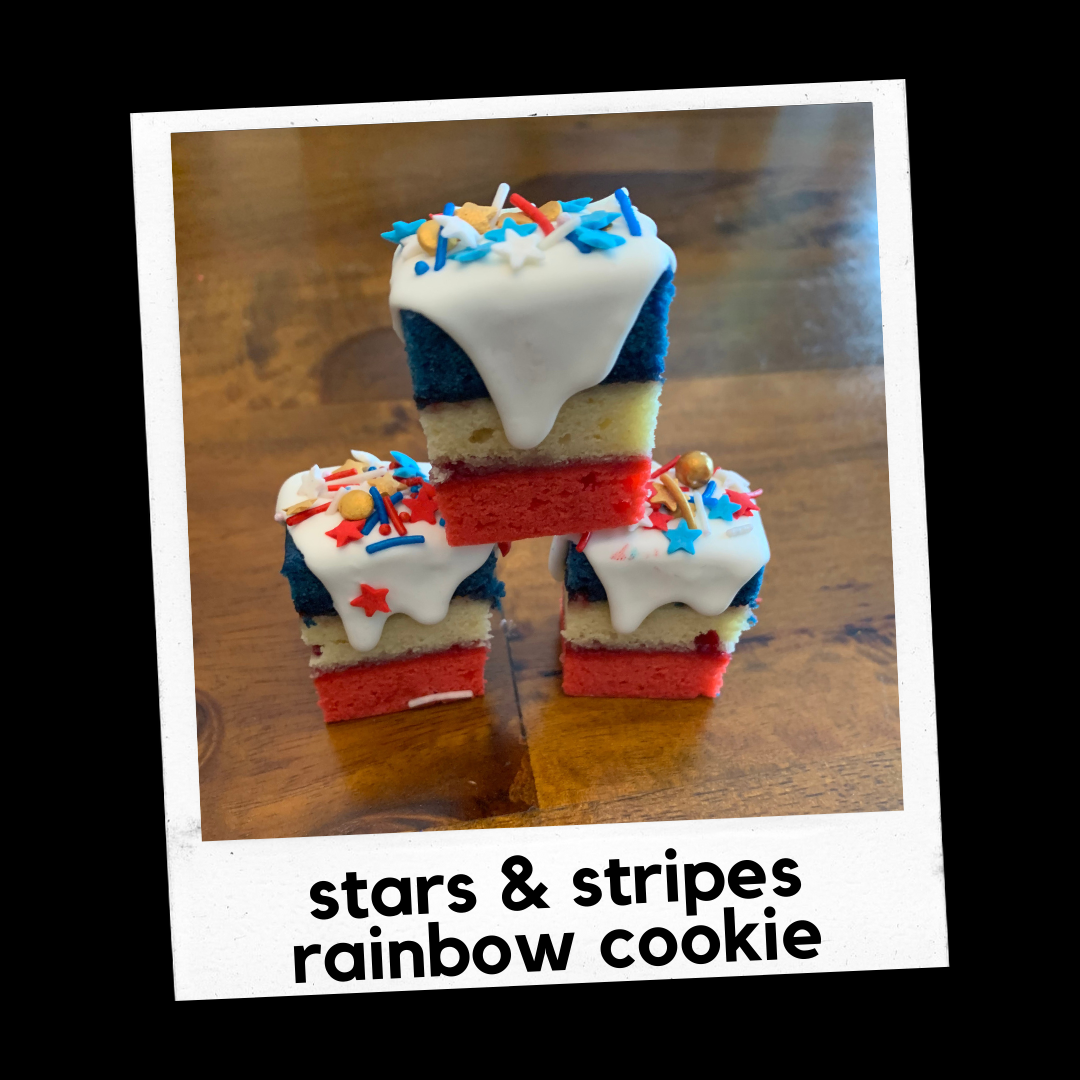 Stars & Stripes Rainbow Cookie