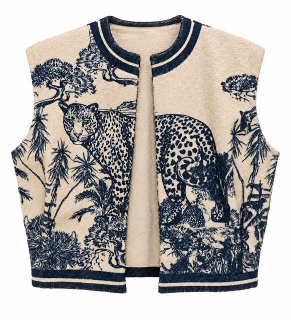 GILET JUNGLE MARINE