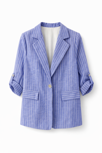 BLAZER BLEU RAYE