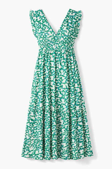 ROBE LONGUE VERTE TAILLE 36