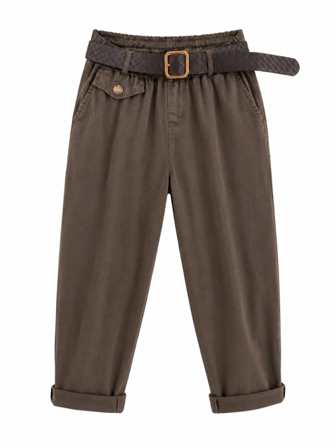 PANTALON MAGIQUE CHOCO + CEINTURE