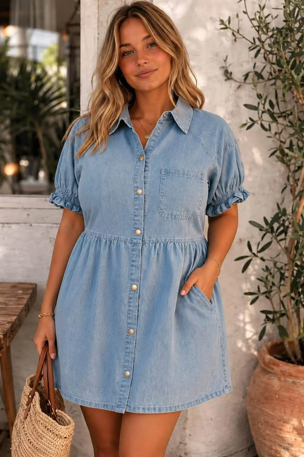 ROBE EN JEANS TAILLE 42/48