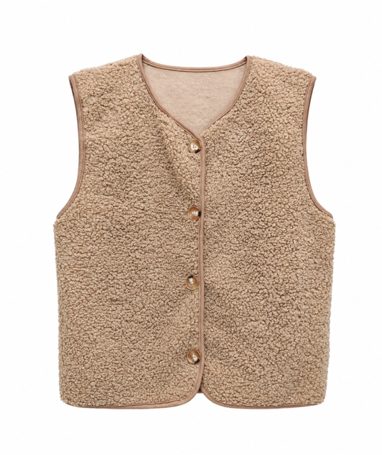 GILET BEIGE