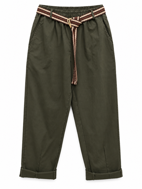 PANTALON MAGIQUE + CEINTURE KAKI