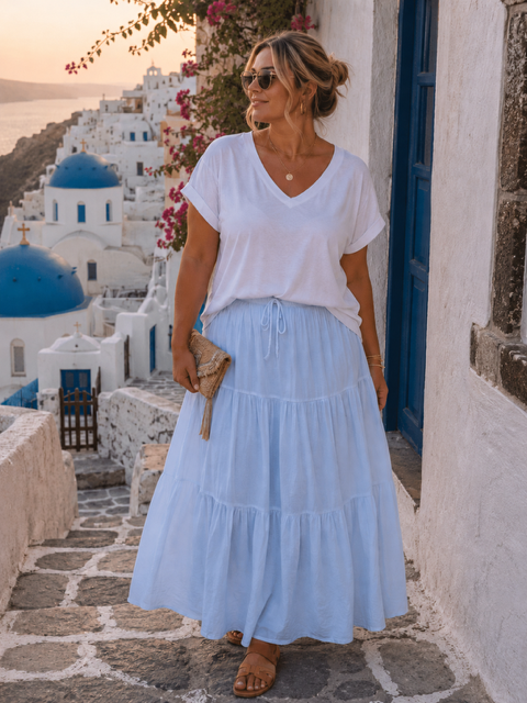 LOOK DE JOE 11 CIEL /BLANC