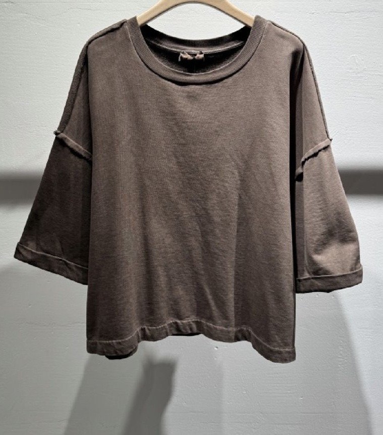 SWEAT COTON  VINTAGE CHOCOLAT