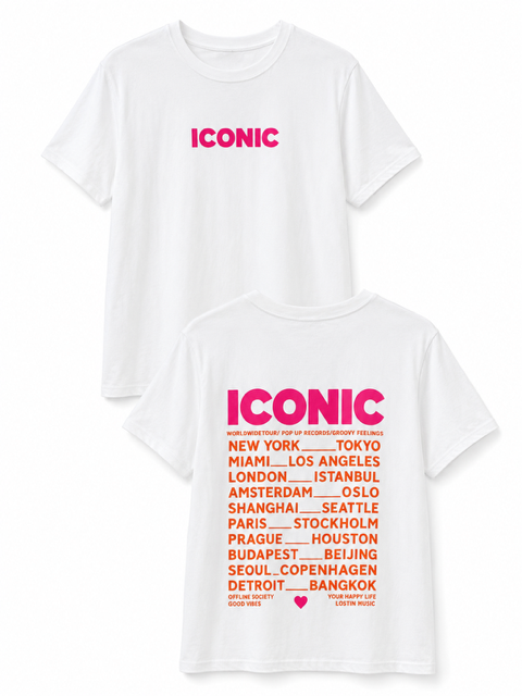 TEESHIRT ICONIQUE BLANC GRANDE TAILLE