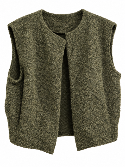 GILET EN FEUTRINE KAKI