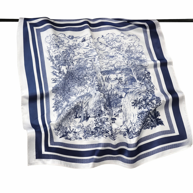 FOULARD JUNGLE MARINE