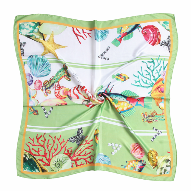 FOULARD OCEAN VERT
