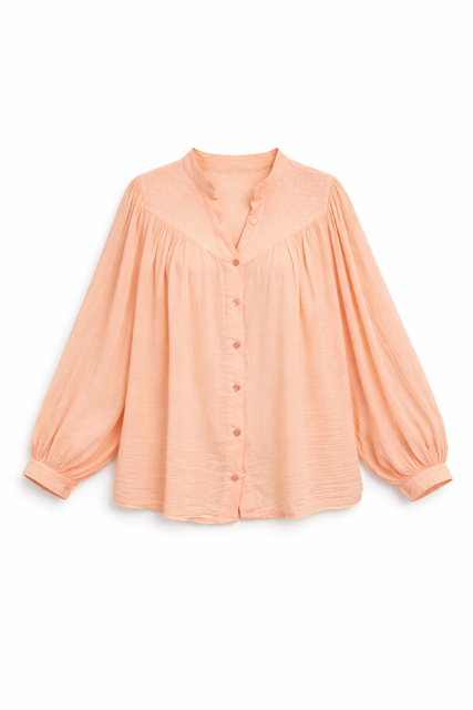 CHEMISE TREFLE ABRICOT