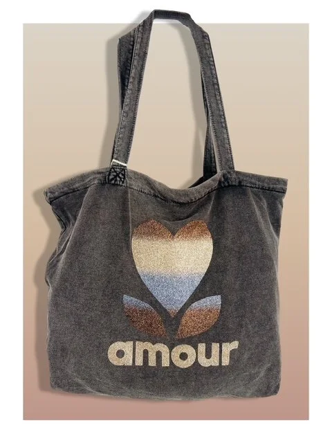 SAC AMOUR NOIR CHOCO / GOLD
