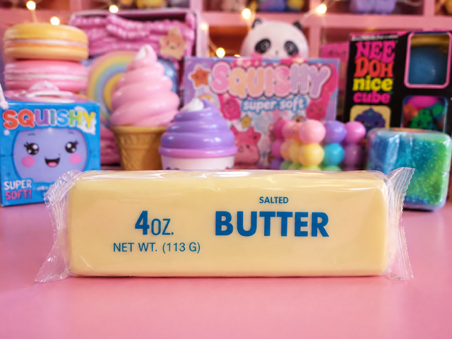 BUTTER SQUISHY LA PLAQUETTE DE BEURRE ANTI STRESS XXL