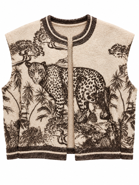 GILET JUNGLE CHOCO