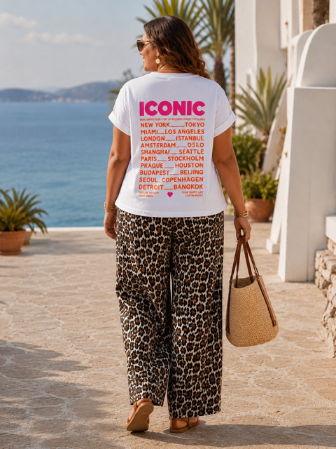 TEESHIRT ICONIQUE BLANC GRANDE TAILLE