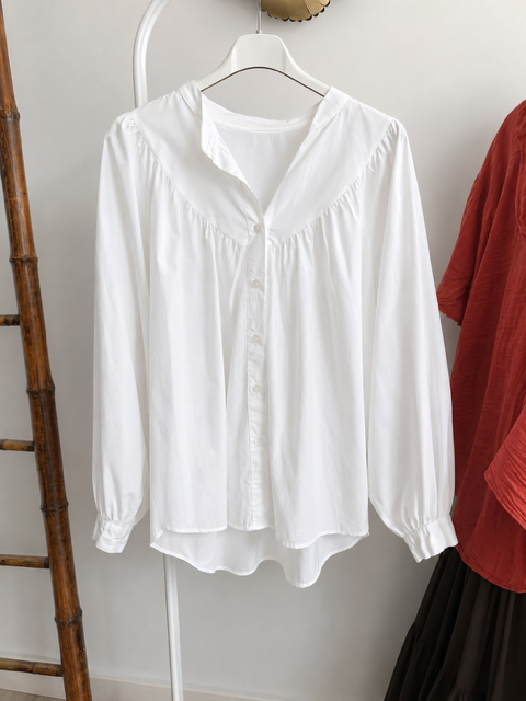 CHEMISE BALLON BLANCHE