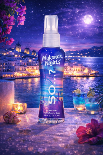 MINI BRUME MYKONOS NIGHT MANDARINE FLRURS D'ORANGER TONKA 50ML
