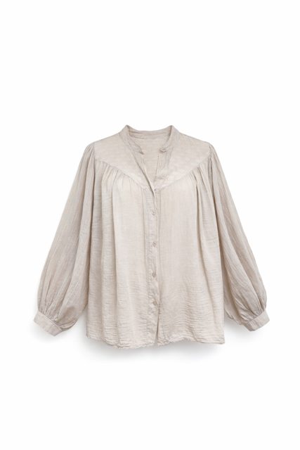 CHEMISE TREFLE BEIGE
