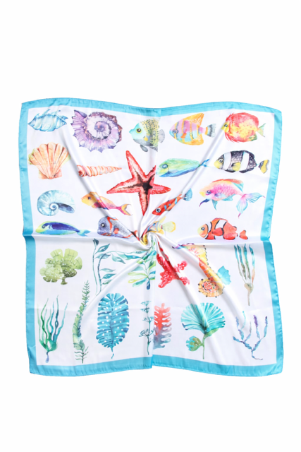 FOULARD OCEAN BLEU