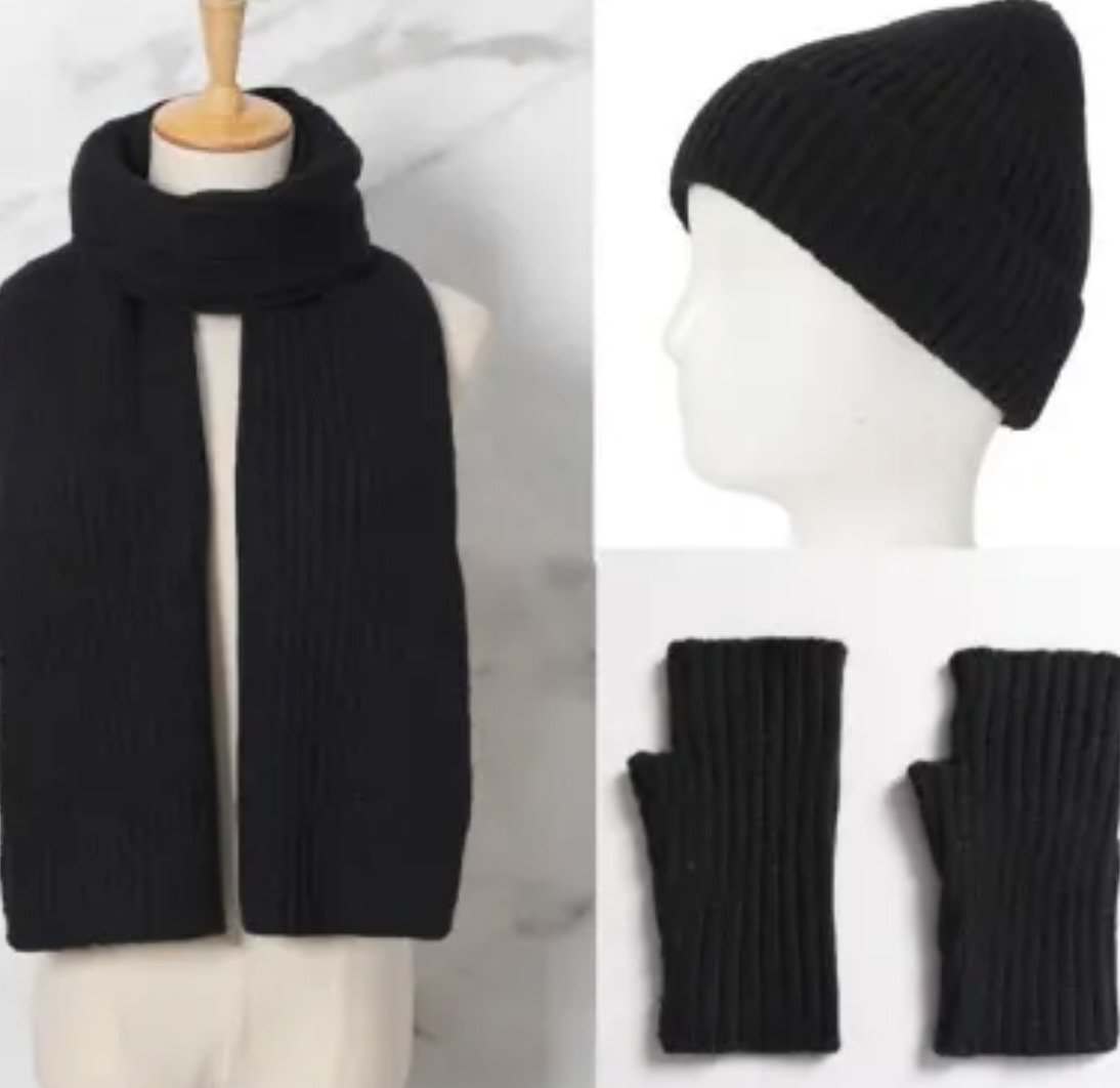 ENSEMBLE 3 PIECES NOIR