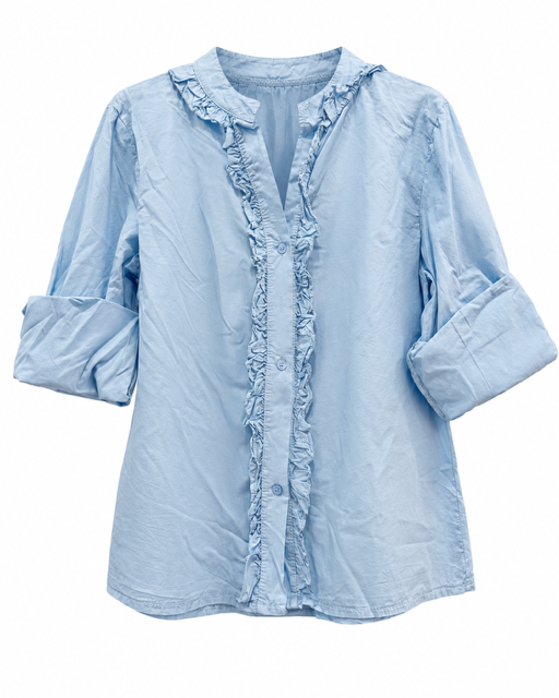 CHEMISE BRODEE CIEL