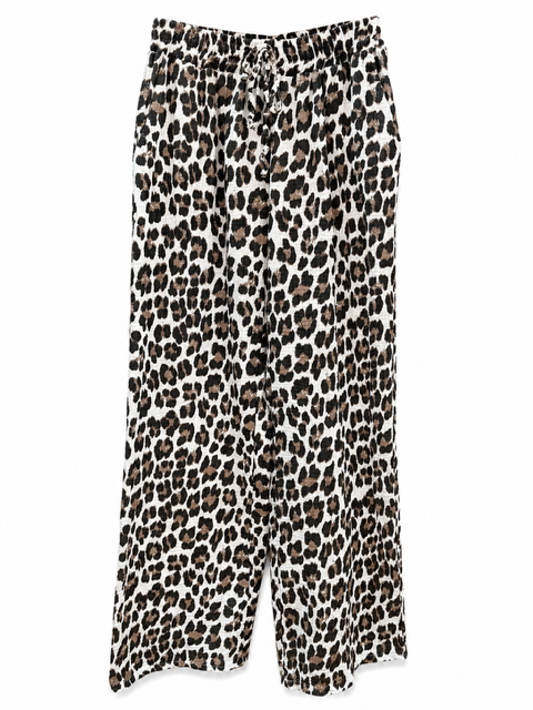 PANTALON EN GAZE DE COTON LEO GRANDE TAILLE